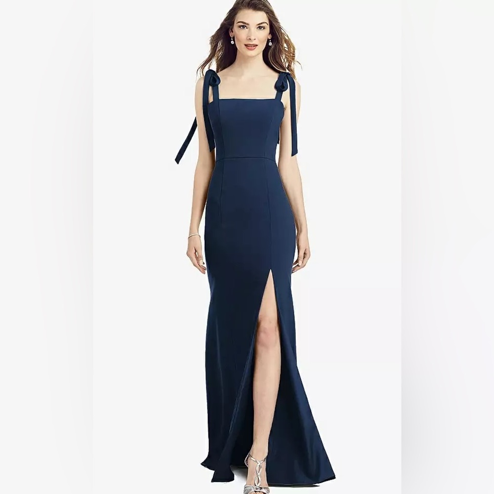 Dessy Bridesmaids Dress - Style 6826 - Crepe - Midnight